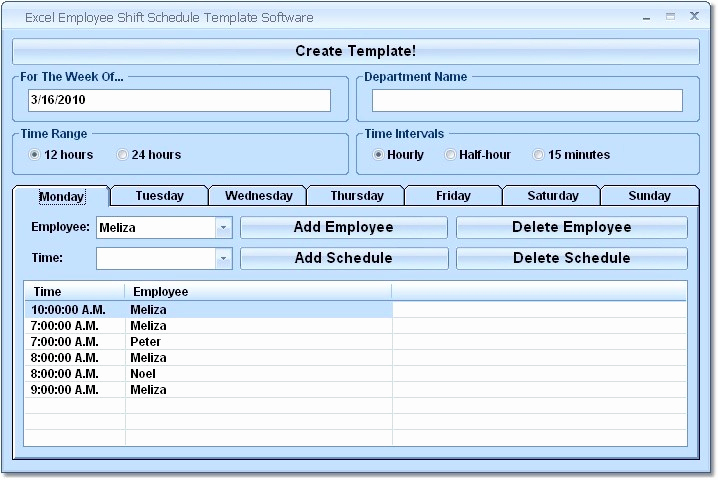 Employee Shift Schedule Template Luxury Business software Work Schedule Program Daninternet
