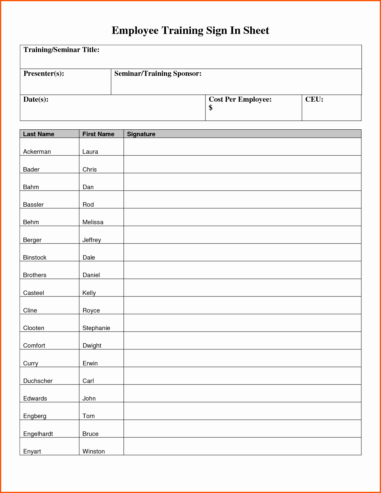 Employee Sign In Sheet Template New Privacy Document for Employees to Sign