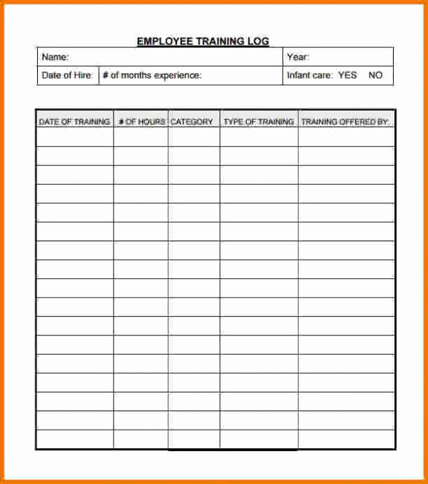 Employee Training Plan Template Best Of Employee Training Record Template Excel