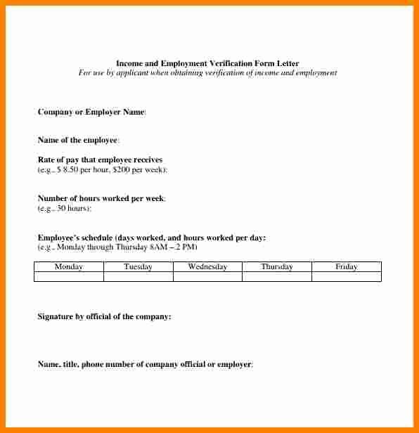 Employment Verification Letter Pdf Awesome 7 Salary Verification Letter From Employer