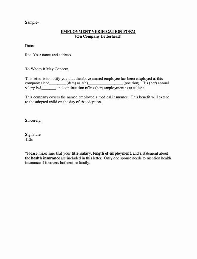 Employment Verification Letter Template Awesome Pin by Ririn Nazza On Free Resume Sample