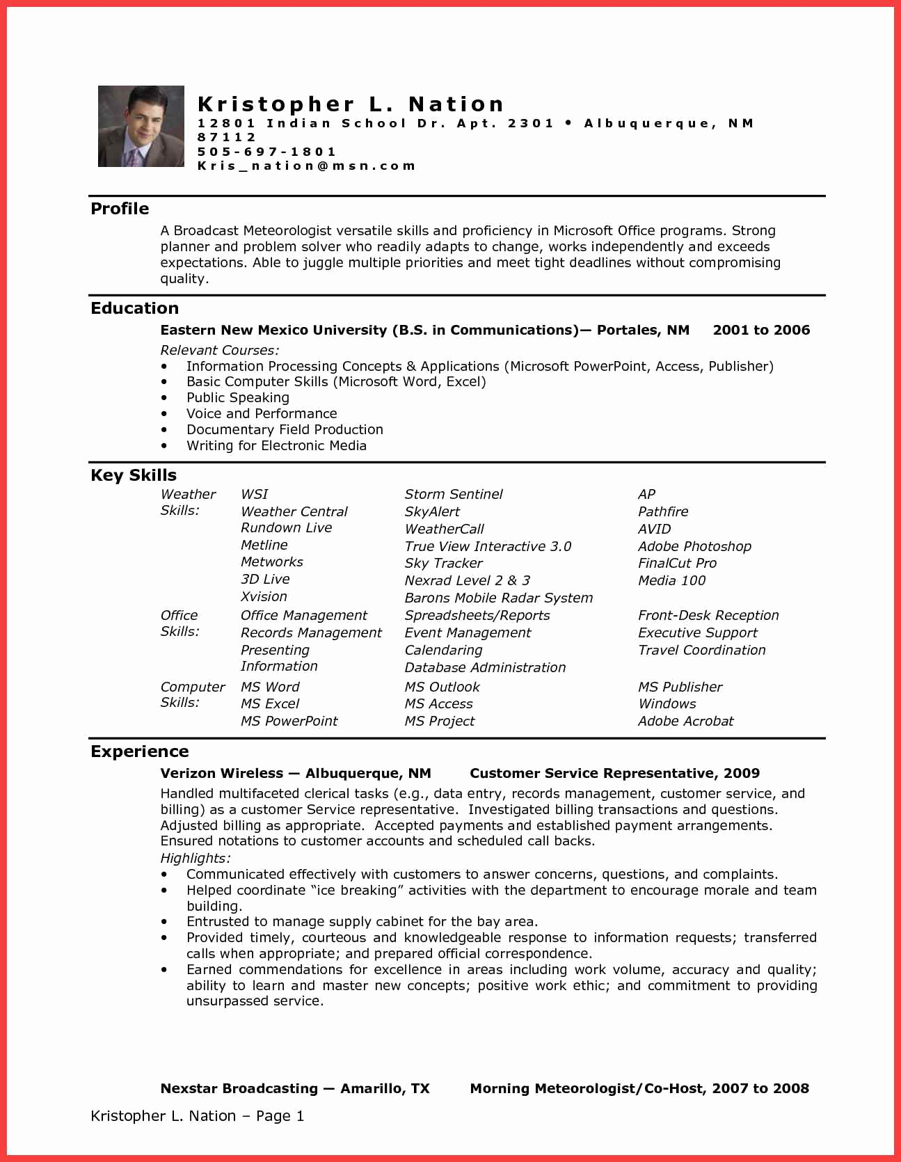 Entry Level Resume No Experience Best Of Optometric assistant Resume