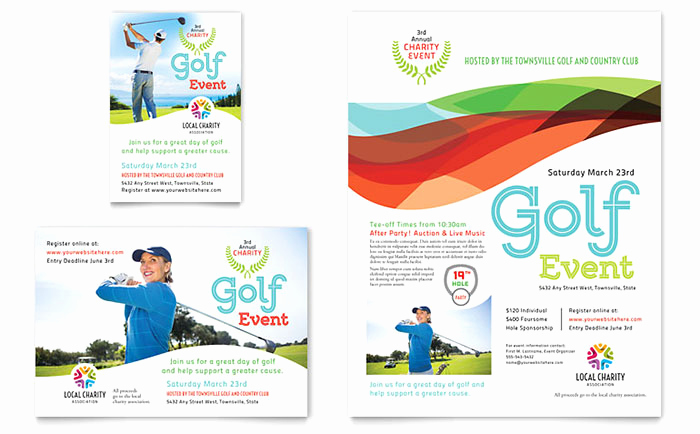 Event Flyer Template Word Fresh Charity Golf event Flyer &amp; Ad Template Word &amp; Publisher