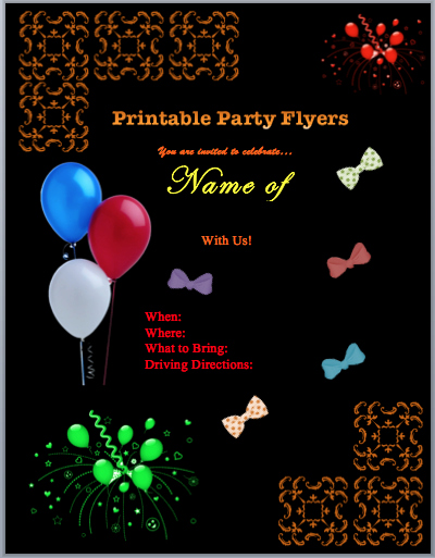 Event Flyer Template Word Fresh Family Flyers