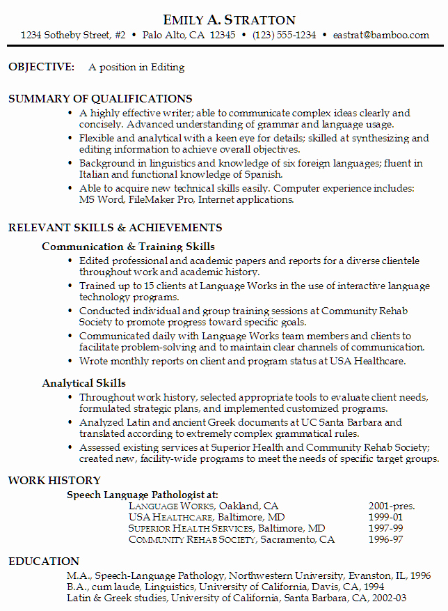 Example Of Functional Resume Awesome Look What A Functional Style Resume Looks Like Here