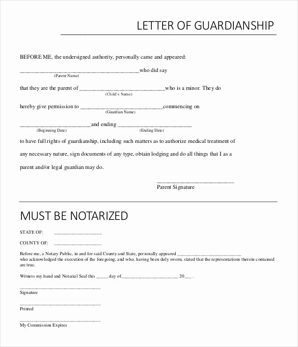 Example Of Notarized Document Elegant Notarized Letter