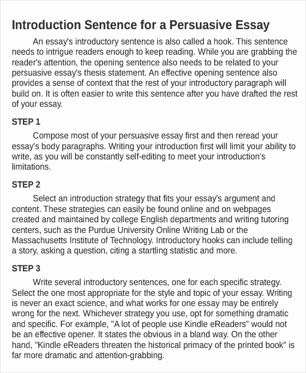 Example Of Persuasive Essay Unique 5 Persuasive Essay Examples &amp; Samples Pdf Doc