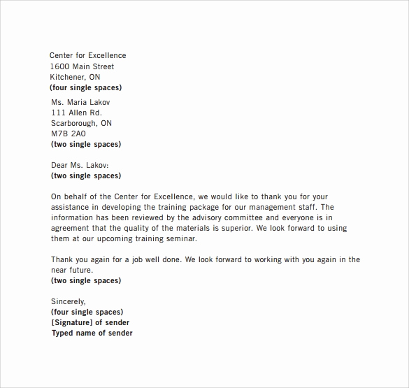 Example Of Simple Business Letter Best Of 29 Sample Business Letters format to Download