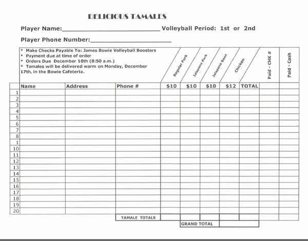 Excel order form Template Beautiful T Shirt order form Template Excel