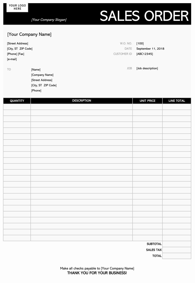 Excel order form Template Best Of 40 Free Purchase order Templates forms