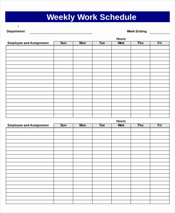 Excel Work Schedule Template Lovely Excel Schedule Template 11 Free Pdf Word Download