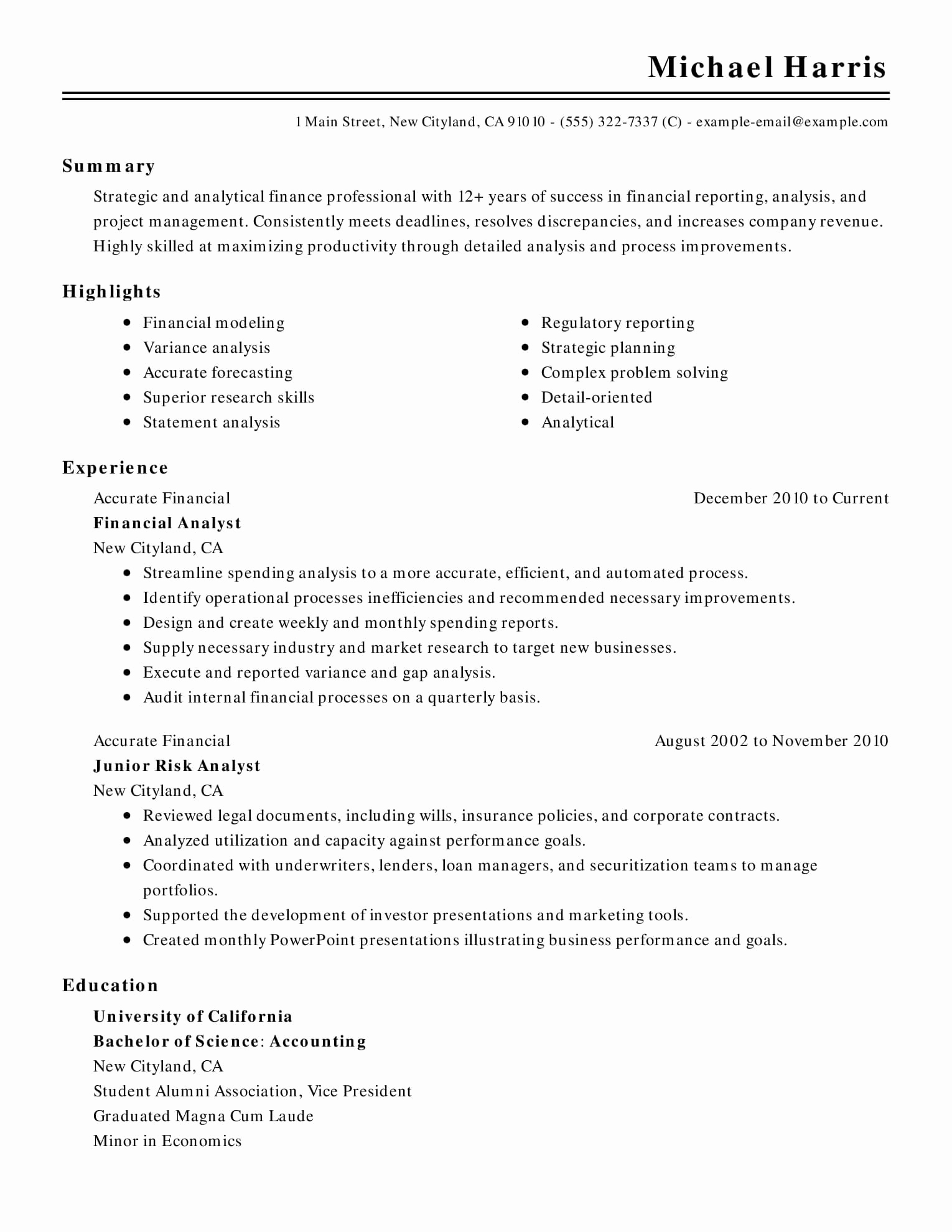 Executive Resume Template Word Awesome 15 Of the Best Resume Templates for Microsoft Word Fice