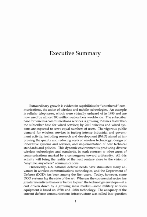 Executive Summary Report Example Awesome Funding Nclb Paper Research