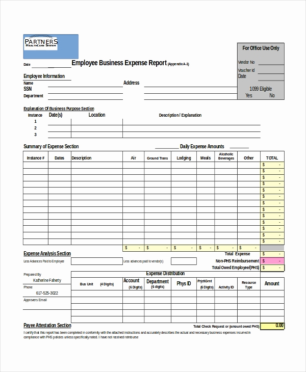 Expense Report Templates Excel Awesome Excel Report Template 5 Free Excel Document Downloads