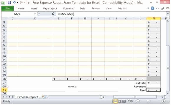 Expense Report Templates Excel Elegant 10 Expense Report Templates Word Excel Pdf formats