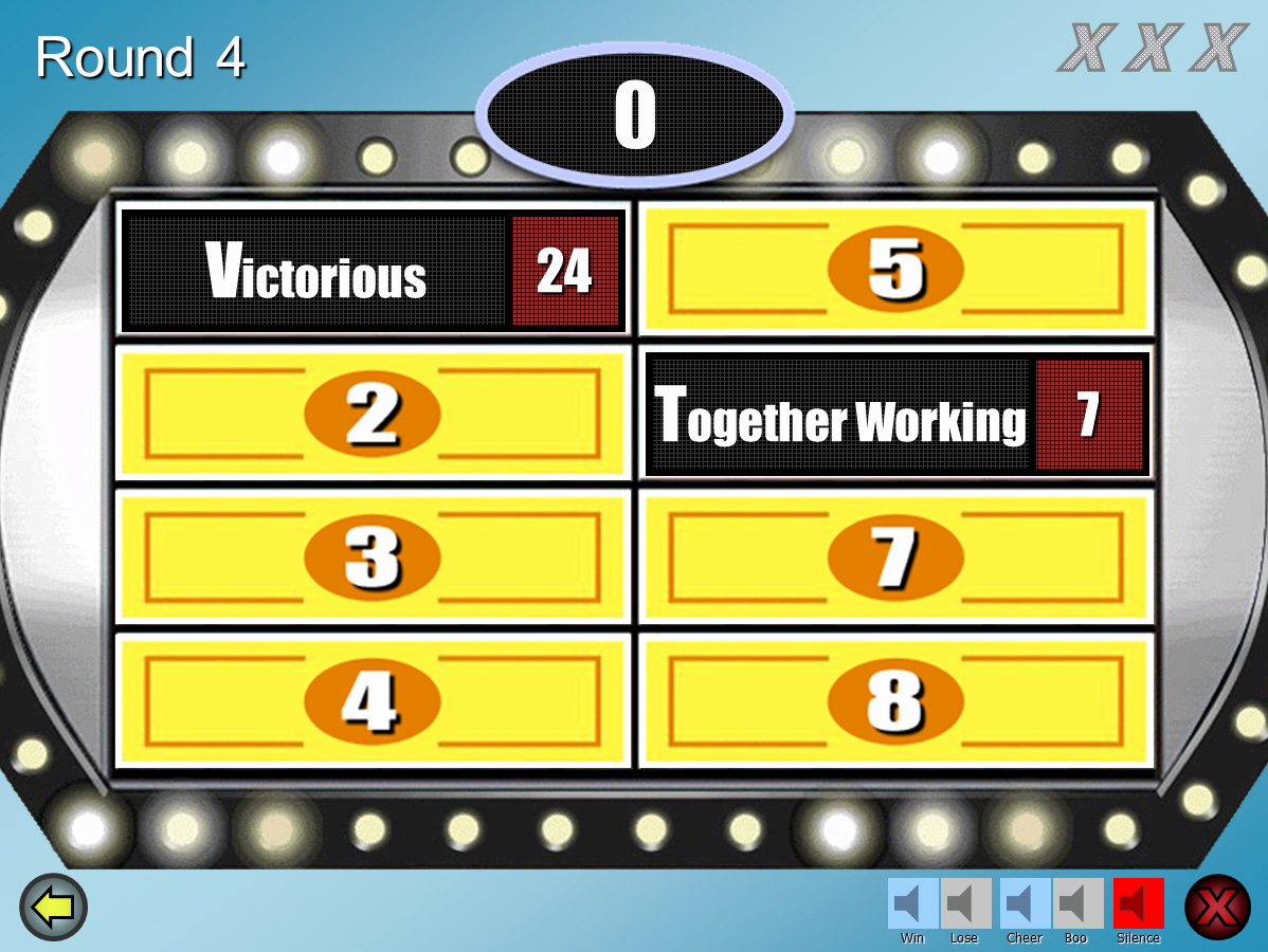 Family Feud Powerpoint Template Awesome Family Feud Customizable Powerpoint Template Youth