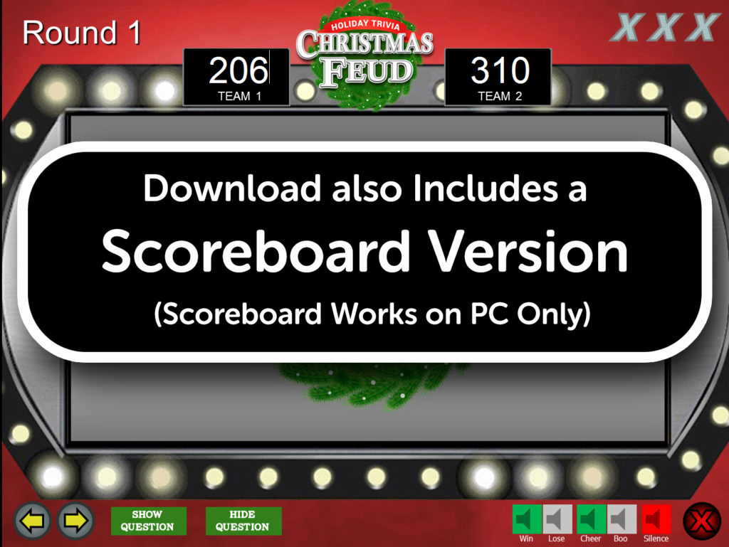 Family Feud Powerpoint Template Inspirational Christmas Feud Vol 2 Family Feud Trivia Powerpoint Game