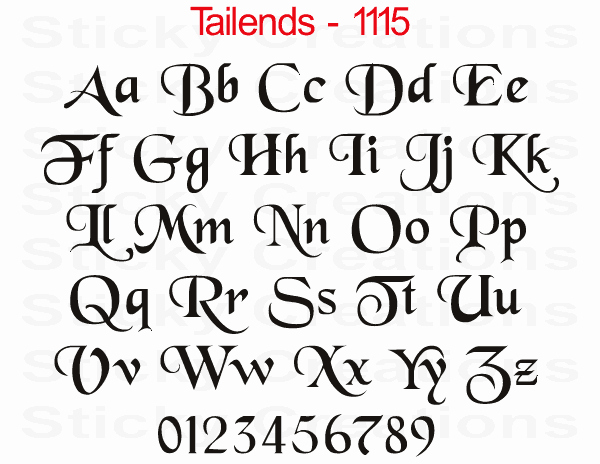 Fancy Cursive Fonts for Tattoos Lovely Details About 1115 Custom Lettering Fancy Vinyl Decal