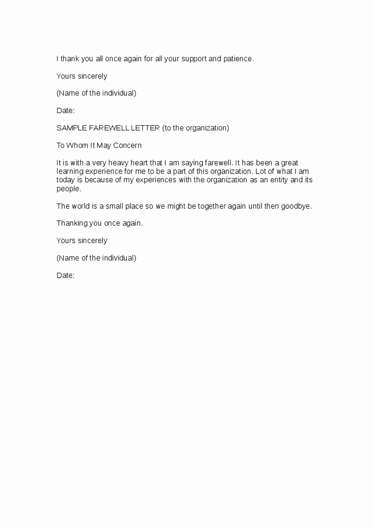 Farewell Email to Colleagues New Best 25 Farewell Letter to Colleagues Ideas On Pinterest