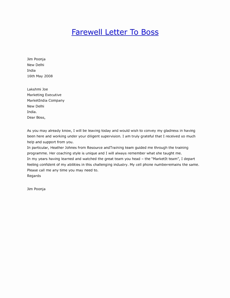 Farewell Letter to Colleagues Beautiful 12 Sample Farewell Letters Sample Letters Word
