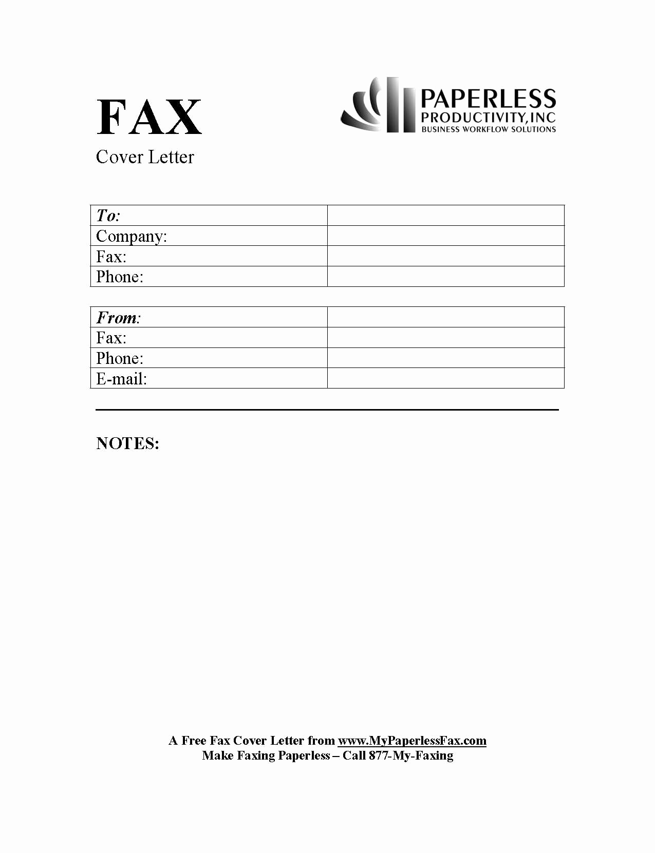 Fax Cover Letter Sample Awesome Template for Fax Cover Sheet