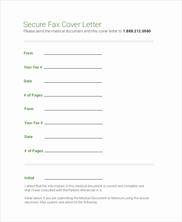 Fax Cover Letter Sample Best Of 8 Fax Cover Letter Samples Examples Templates