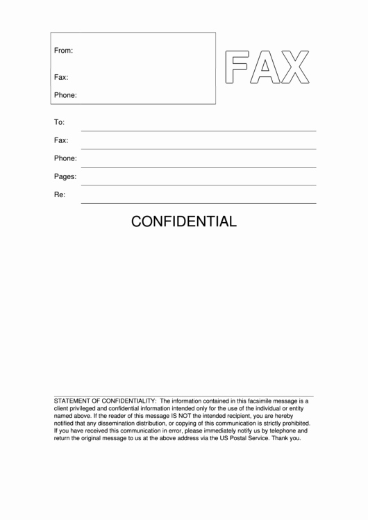 Fax Cover Sheet Confidential Fresh top 9 Confidential Fax Cover Sheets Free to In