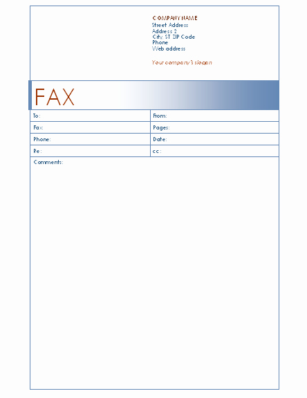 Fax Cover Sheet Microsoft Word Luxury Fax Covers Fice