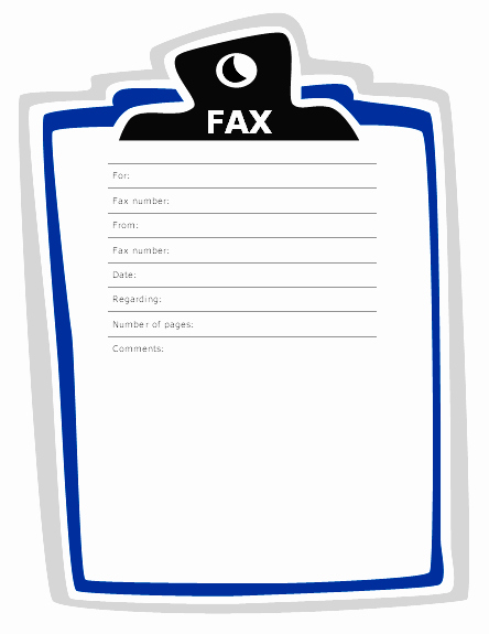 Fax Cover Sheet Microsoft Word Unique Cover Sheet Template – Microsoft Word Templates
