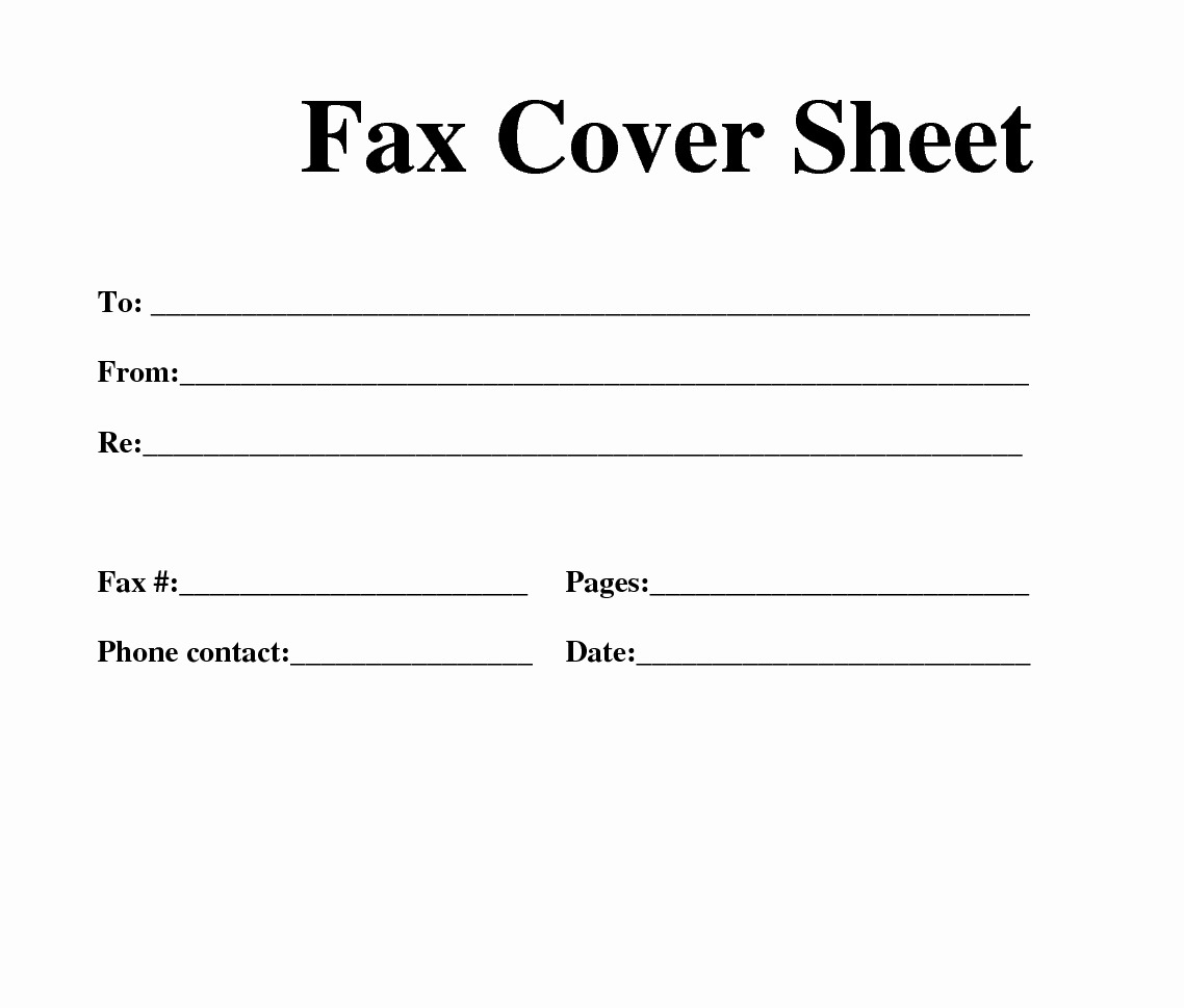 Fax Cover Sheet Microsoft Word Unique Microsoft Word Fax Cover Sheet