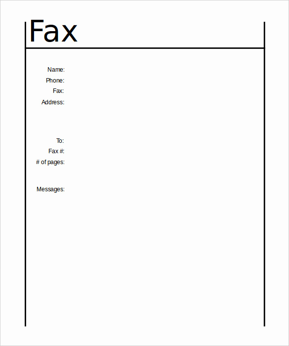 Fax Cover Sheet Template Free Awesome Fax Cover Sheet Template 14 Free Word Pdf Documents
