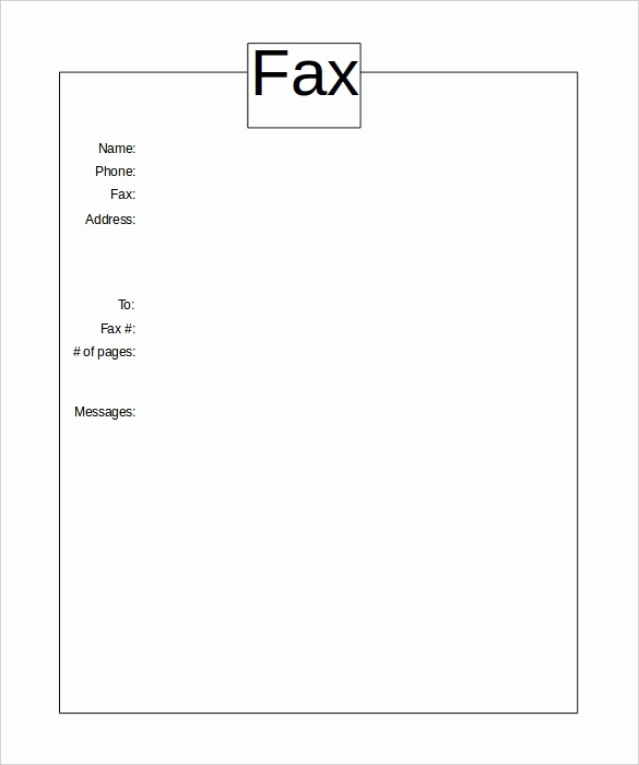Fax Cover Sheet Template Free New Fax Templates Free – Stylish Stylus Fax Cover Sheet