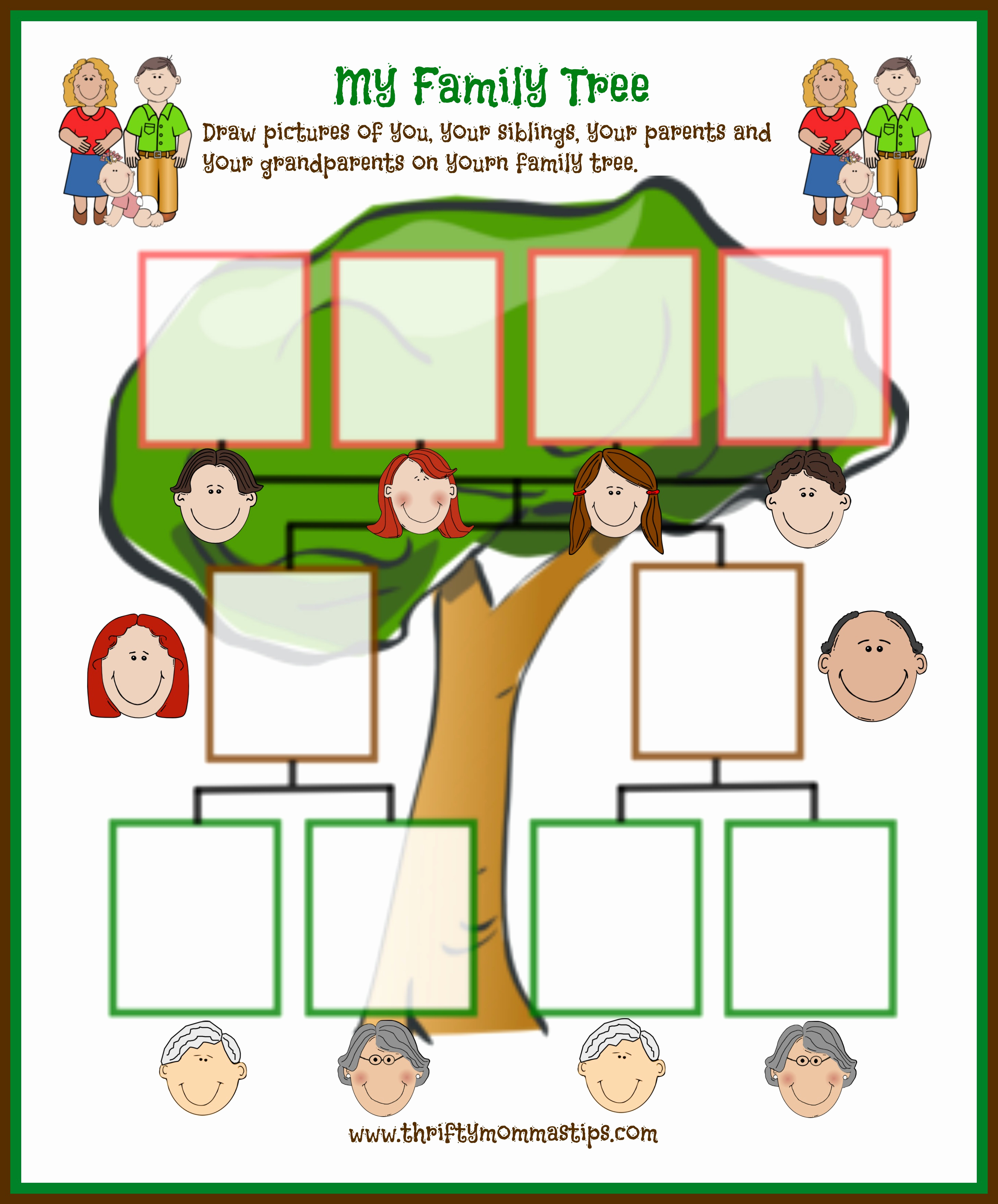 Fill In Family Tree Best Of Family Tree Printable