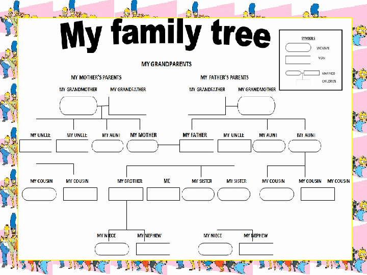 Fill In Family Tree Lovely Fun Family Tree