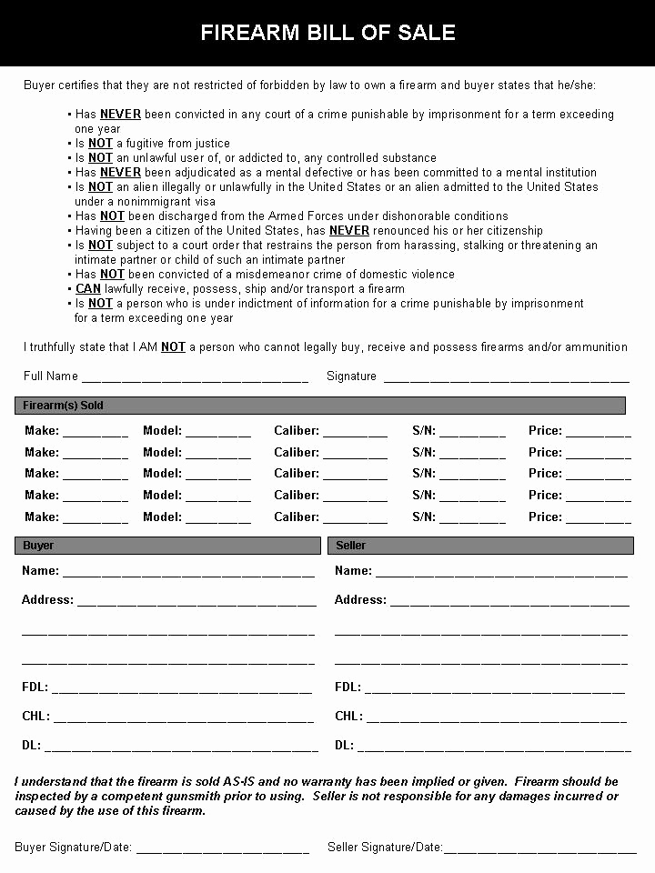Firearm Bill Of Sale form Lovely Gun Shows Shops and Ranges In San Antonio Center