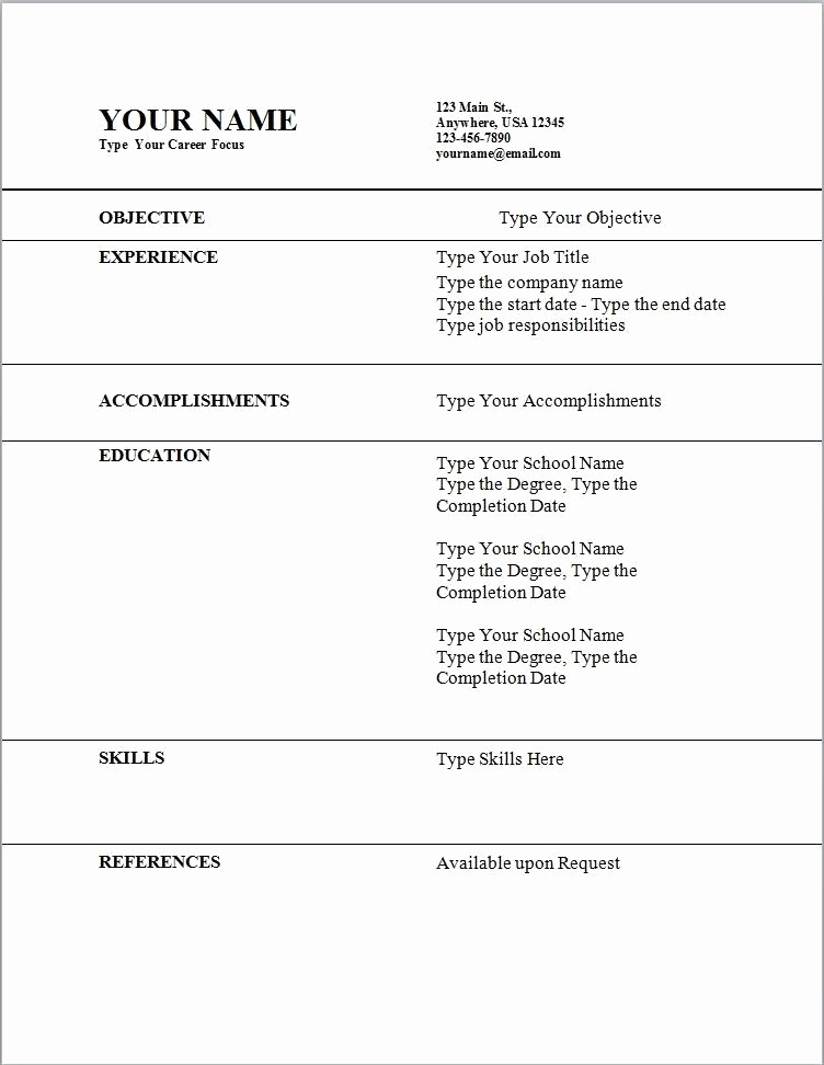 First Job Resume Template Luxury Students First Job Resume Sample