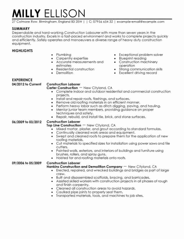 First Time Job Resume Unique Resume for First Time Job – Job Resume Example