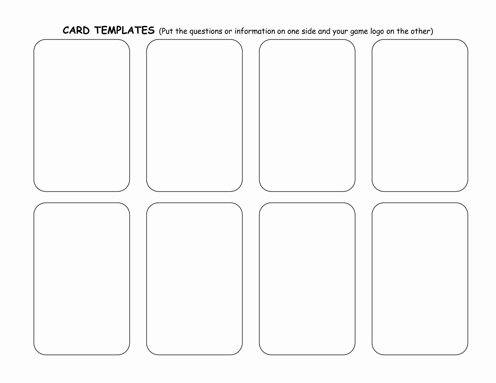 Flash Card Template Word Beautiful Flash Card Template Editable Word Free Download