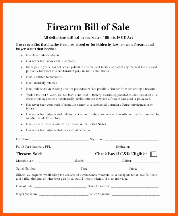 Florida Firearm Bill Of Sale Best Of Firearms Lesson Plan Template – Training Lesson Plan