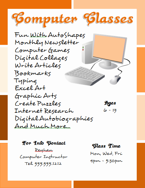 Flyers Templates Free Word Awesome Flyer Design with Microsoft Word Beginner Tutorial for