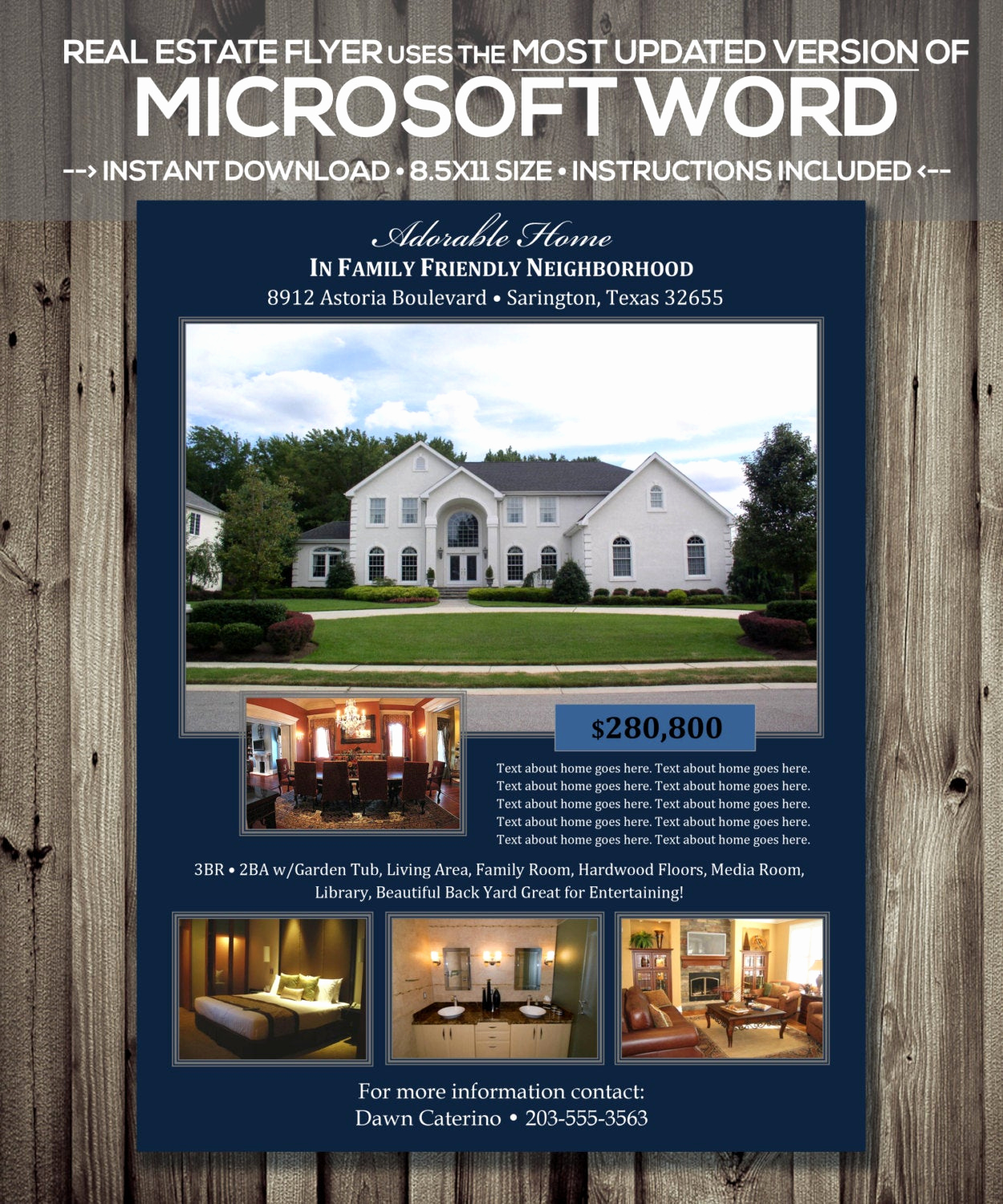 Flyers Templates Free Word Beautiful Real Estate Flyer Template Microsoft Word Cx Version
