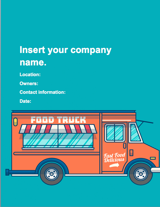 Food Truck Business Plan Sample Lovely Food Truck Business Plan Sample Pages Black Box Business