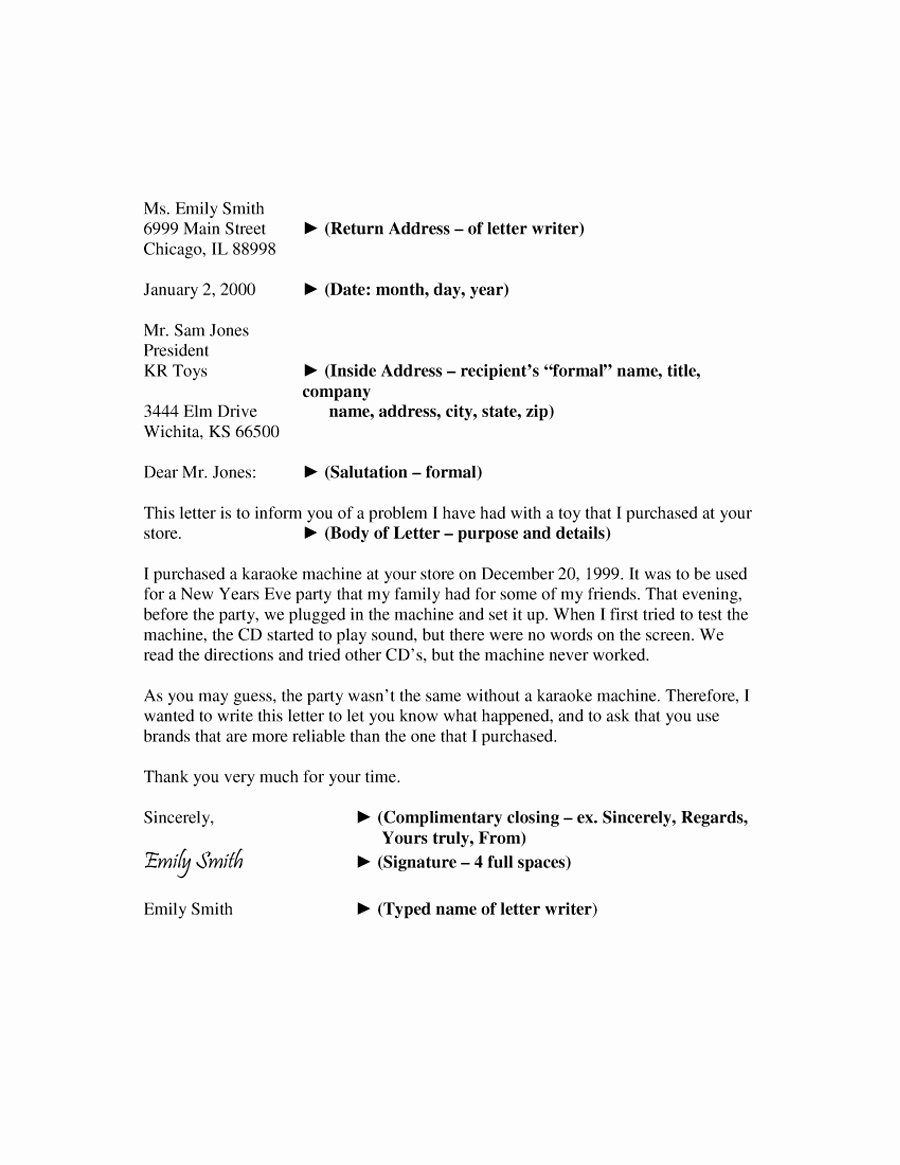 Format Of Business Letter Beautiful 35 formal Business Letter format Templates &amp; Examples