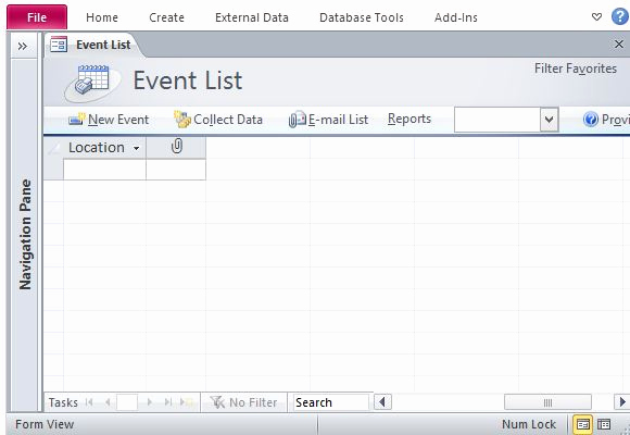 Free Access Database Templates Inspirational event Management Template for Microsoft Access