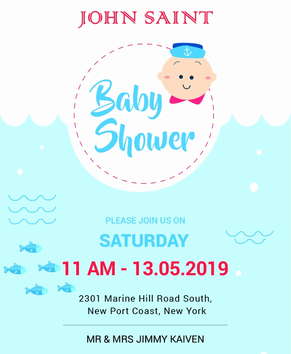 Free Baby Shower Templates Fresh 59 Unique Baby Shower Invitations