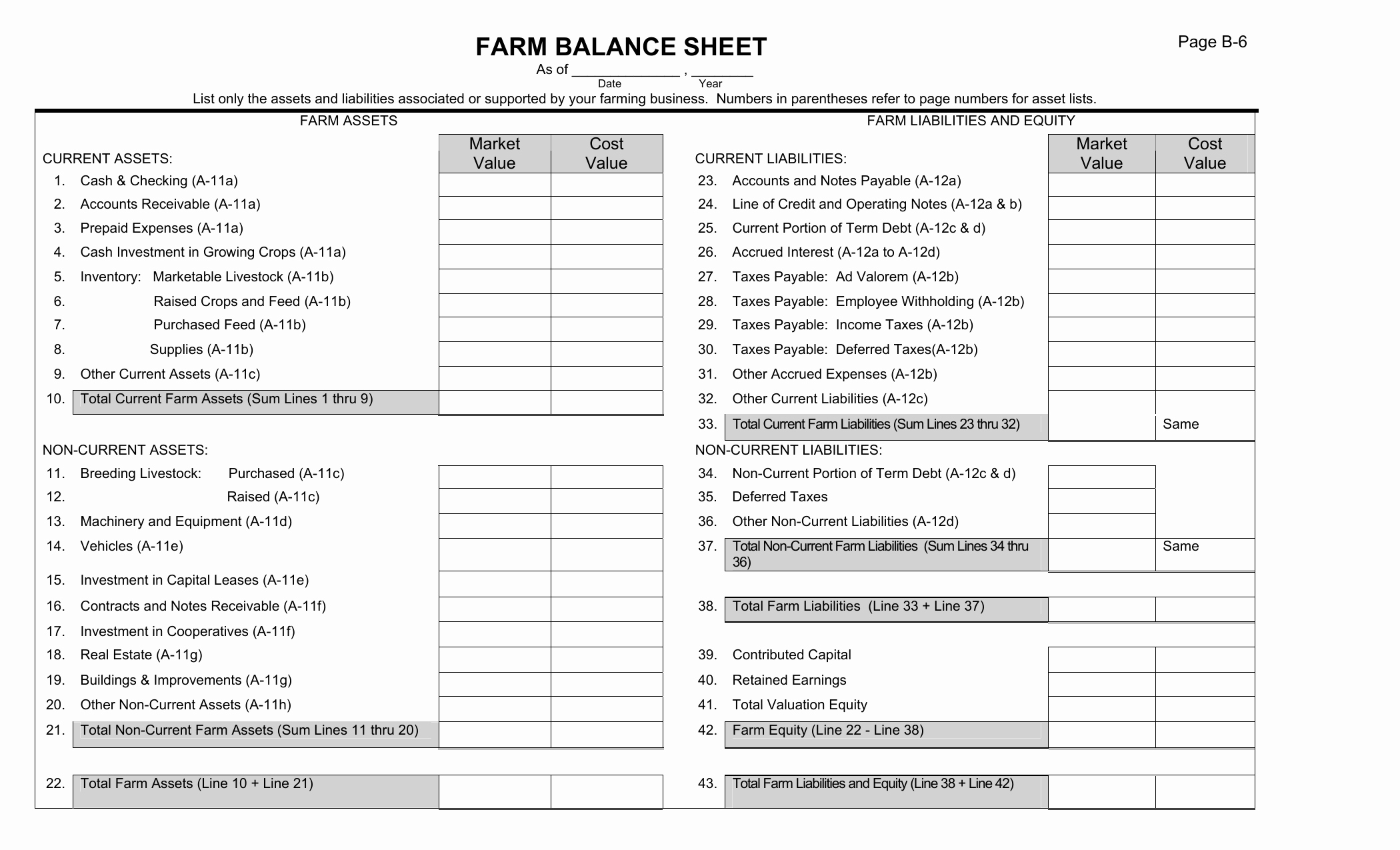 Free Balance Sheet Template Fresh Download Farm Balance Sheet Template Excel Pdf