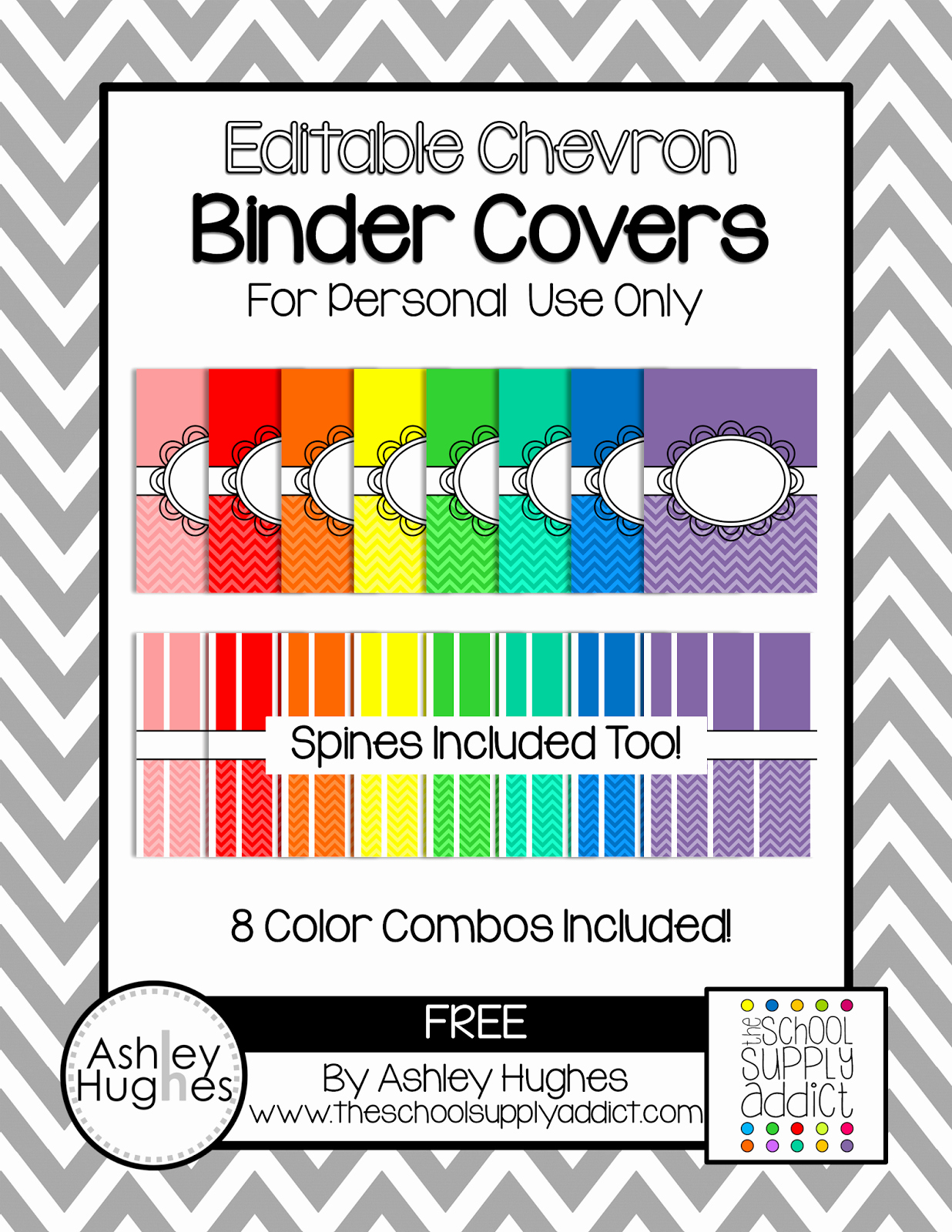 Free Binder Cover Templates Unique Blog Hoppin Free Binder Covers for Color Coding or