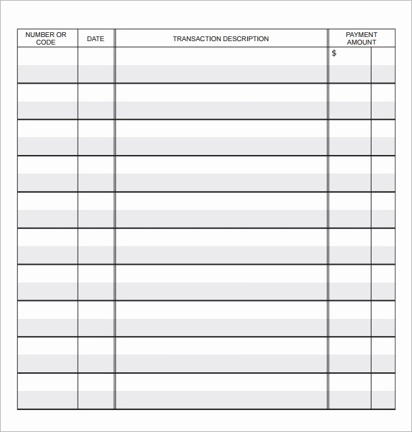 Free Blank Check Template Pdf Best Of Check Register 9 Download Free Documents In Pdf