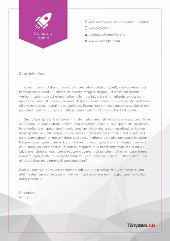 Free Business Letterhead Templates Awesome 45 Free Letterhead Templates &amp; Examples Pany