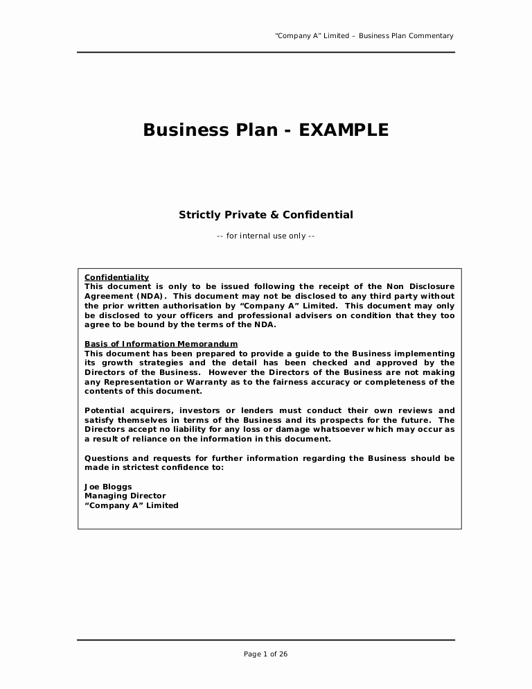 Free Business Proposal Template Inspirational Business Plan Sample Great Example for Anyone Writing A